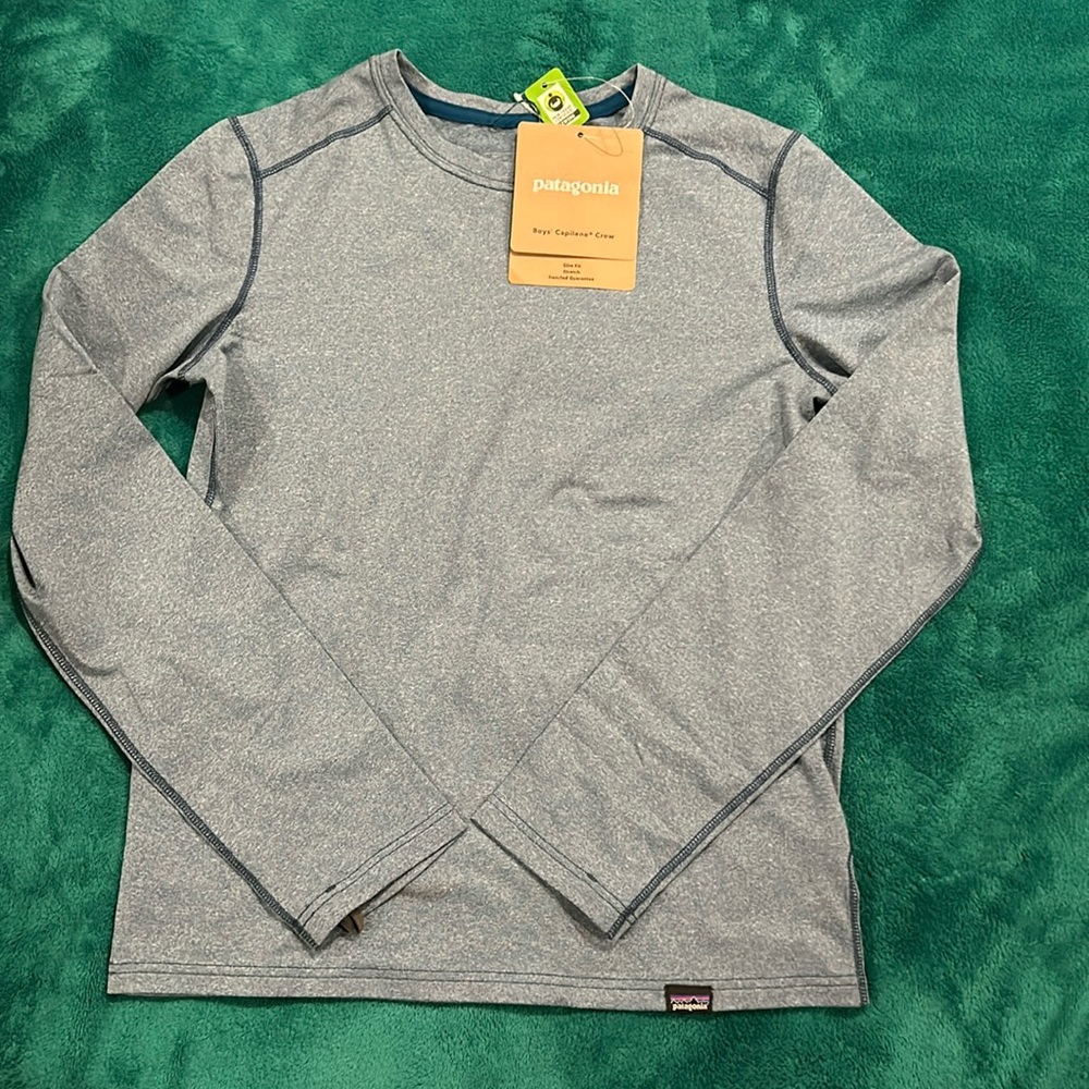 Boys capilene crew neck base layer
